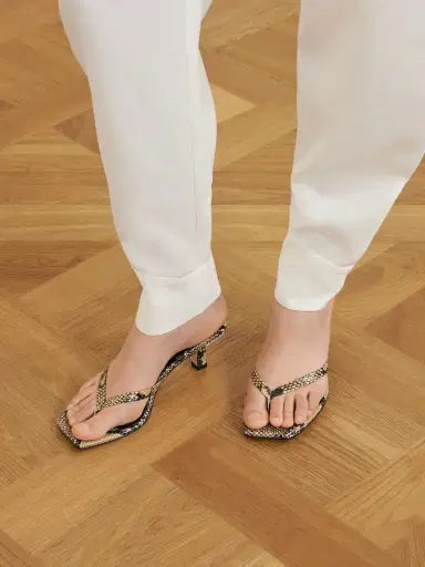 aeyde Wilma Snake-effect Leather Sandals | Thumbnail 2 aeyde Wilma Snake-effect Leather Sandals | Thumbnail 2