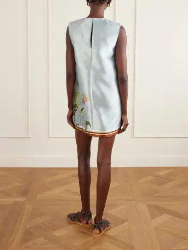 ALÉMAIS Alfie Floral-print Recycled Taffeta Mini Dress | Thumbnail 3