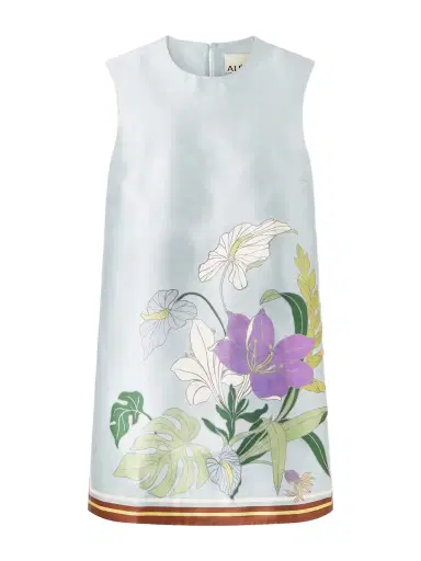 ALÉMAIS Alfie Floral-print Recycled Taffeta Mini Dress | Thumbnail 1