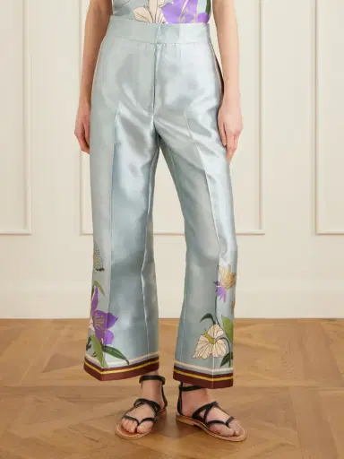 ALÉMAIS Alfie Floral-print Recycled Taffeta Wide-leg Pants | Thumbnail 3 ALÉMAIS Alfie Floral-print Recycled Taffeta Wide-leg Pants | Thumbnail 3