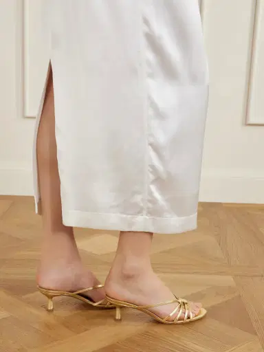 aeyde Abby Metallic Leather Mules | Thumbnail 2 aeyde Abby Metallic Leather Mules | Thumbnail 2