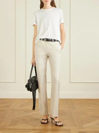 Acne Studios Pinstriped Wool Straight-leg Pants | Thumbnail 2