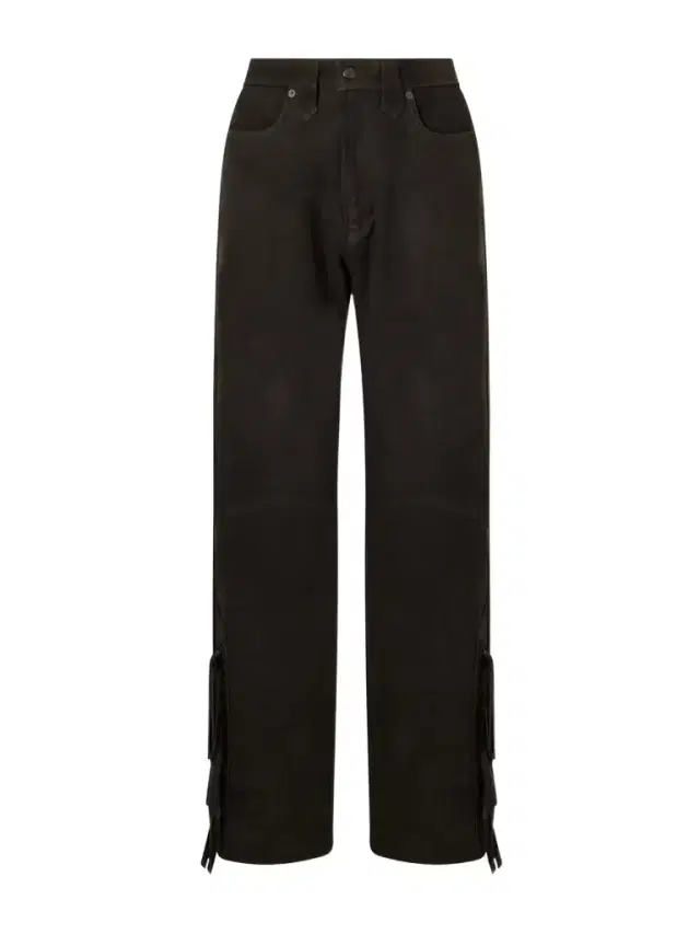 Kacie Tie-detailed Suede Wide-leg Pants
