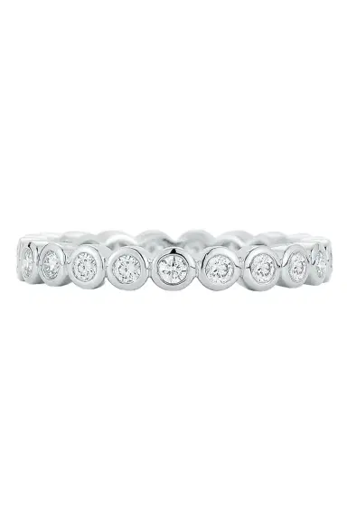 WALTERS FAITH Diamond Bezel WF Classic Ring - White Gold | Thumbnail 4