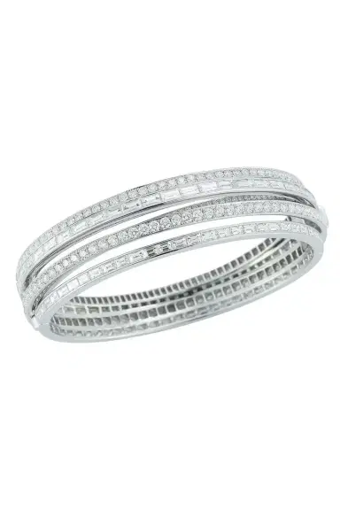 WALTERS FAITH Diamond Mixed Cut Crossover Keynes Bracelet | Thumbnail 5
