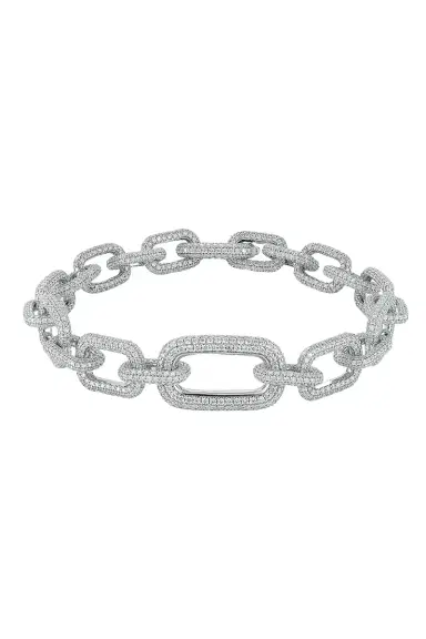 WALTERS FAITH Diamond Morrell Graduating Link Bracelet | Thumbnail 1 WALTERS FAITH Diamond Morrell Graduating Link Bracelet | Thumbnail 1