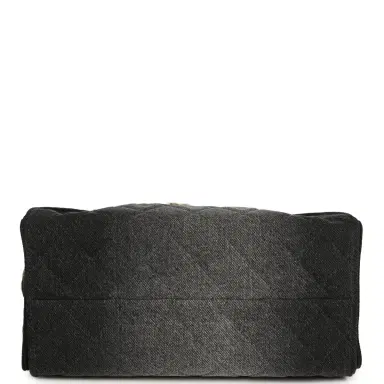 Chanel Chanel Small 25 Hobo Bag Black Washed Denim Antique Gold Hardware | Thumbnail 7 Chanel Chanel Small 25 Hobo Bag Black Washed Denim Antique Gold Hardware | Thumbnail 7