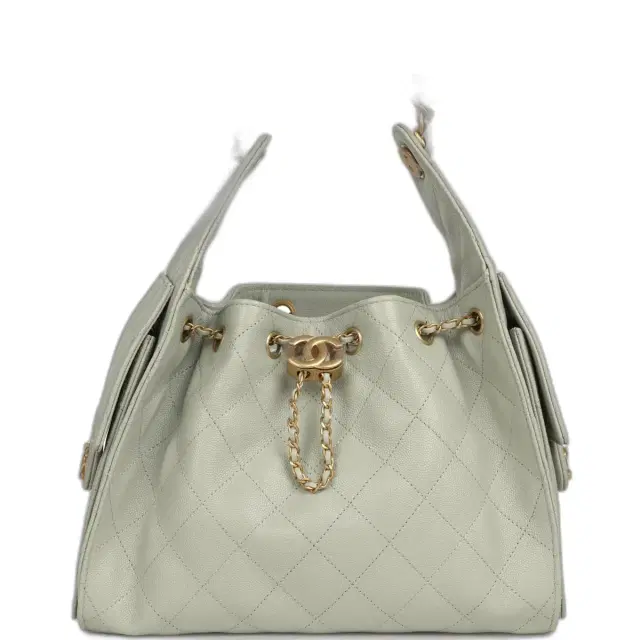 Chanel Small 25 Hobo Bag Light Green Caviar Antique Gold Hardware Chanel Small 25 Hobo Bag Light Green Caviar Antique Gold Hardware