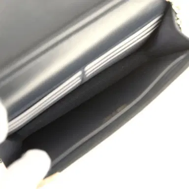 Chanel Chanel Wallet On Chain WOC Dark Blue Denim Light Gold Hardware | Thumbnail 11 Chanel Chanel Wallet On Chain WOC Dark Blue Denim Light Gold Hardware | Thumbnail 11