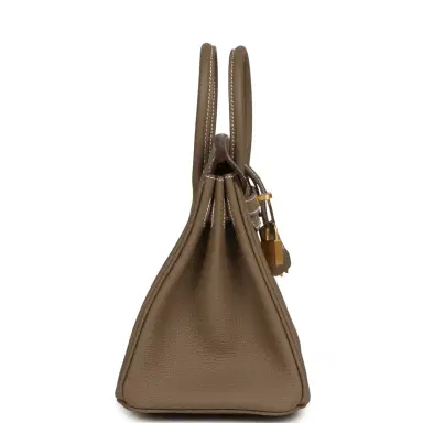 HERMÈS Hermes Birkin 25 Etoupe Togo Brushed Gold Hardware | Thumbnail 3 HERMÈS Hermes Birkin 25 Etoupe Togo Brushed Gold Hardware | Thumbnail 3