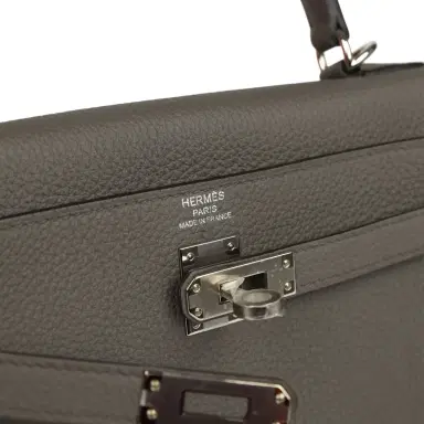 HERMÈS Hermes Kelly Retourne 28 Etain Togo Palladium Hardware | Thumbnail 7 HERMÈS Hermes Kelly Retourne 28 Etain Togo Palladium Hardware | Thumbnail 7