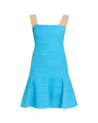 Akris punto Indian Silk Sleeveless Fit-&-Flare Dress | Thumbnail 1