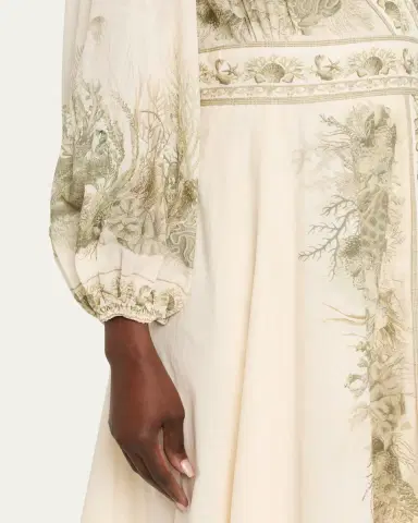 Zimmermann Wanderlust Wrap Midi Dress | Thumbnail 5 Zimmermann Wanderlust Wrap Midi Dress | Thumbnail 5