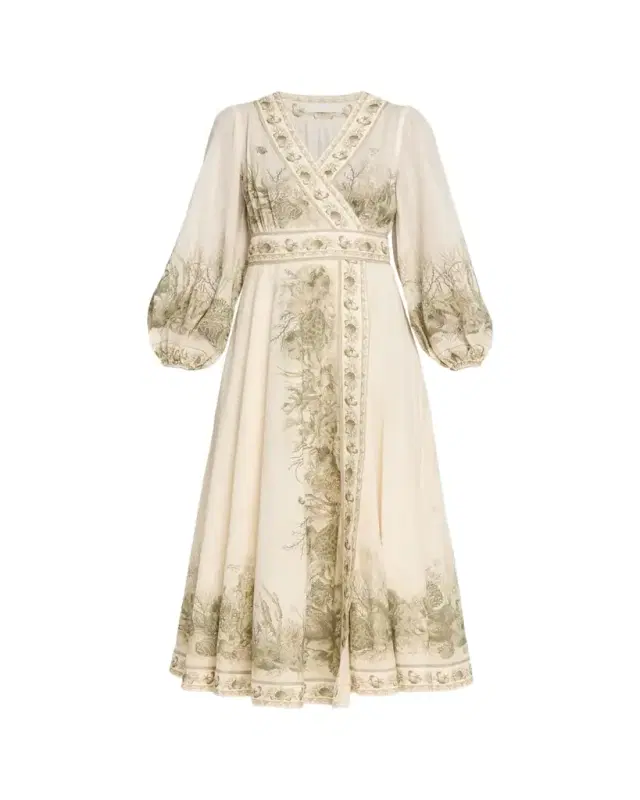 Wanderlust Wrap Midi Dress