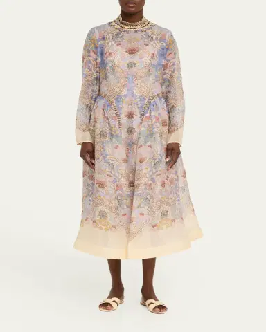 Zimmermann Rebellion Beaded Midi Dress | Thumbnail 2