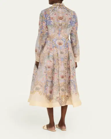 Zimmermann Rebellion Beaded Midi Dress | Thumbnail 3