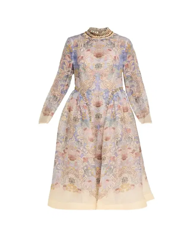 Zimmermann Rebellion Beaded Midi Dress