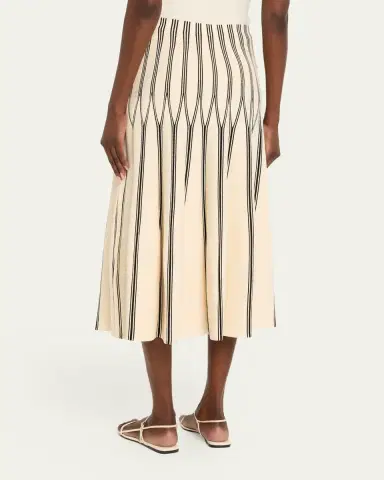 Zimmermann Rebellion Stripe Midi Skirt | Thumbnail 3 Zimmermann Rebellion Stripe Midi Skirt | Thumbnail 3