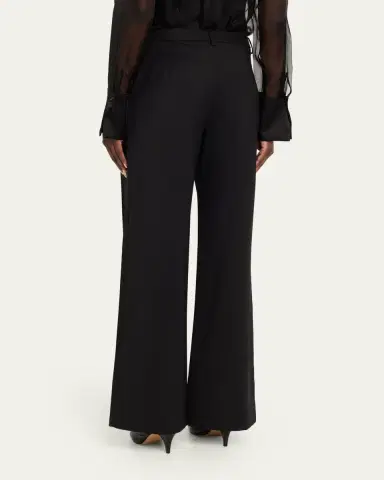 TWP Sulli Pants with Tux Stripes in Stretch Wool Suiting | Thumbnail 3