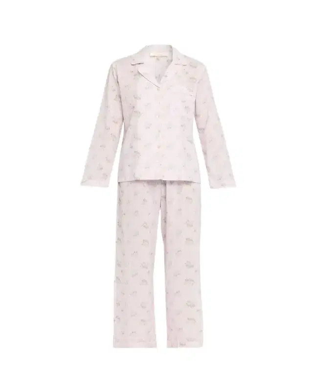 LoveShackFancy Sana Floral Cotton Pajama Set