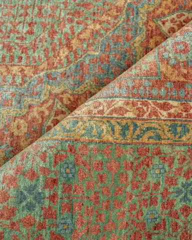 Exquisite Rugs Gable Colors Hand Knotted Rug | Thumbnail 4