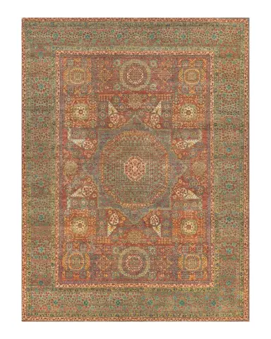 Exquisite Rugs Gable Colors Hand Knotted Rug | Thumbnail 1