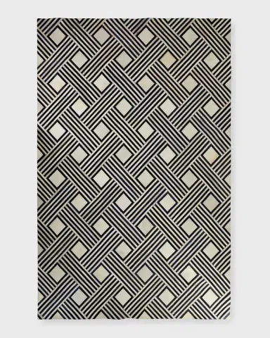 Exquisite Rugs Garett Hairhide Rug, 5 ' x 8 ' | Thumbnail 2