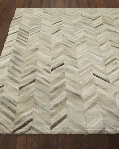 Exquisite Rugs Maguire Hairhide Rug, 10" x 14" | Thumbnail 1