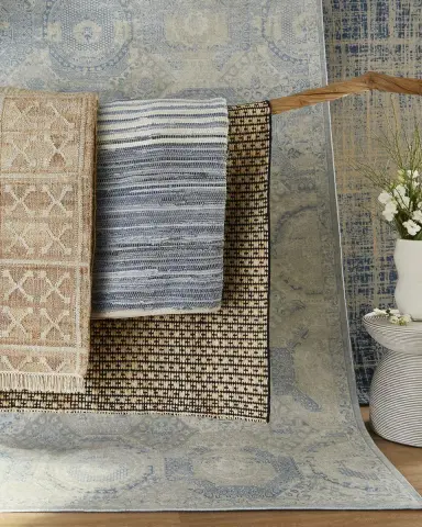 Exquisite Rugs Venetian Blue Fine Rug | Thumbnail 5