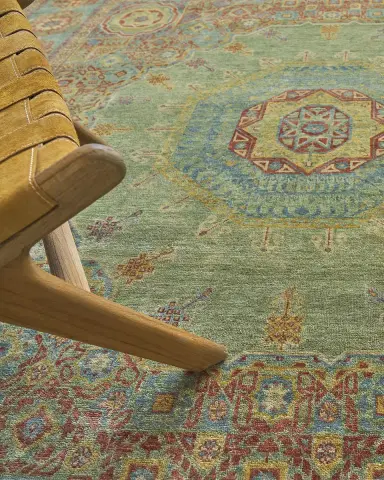 Exquisite Rugs Gina Hand-Knotted Rug | Thumbnail 4 Exquisite Rugs Gina Hand-Knotted Rug | Thumbnail 4