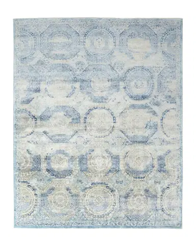 Exquisite Rugs Venetian Blue Fine Rug | Thumbnail 1 Exquisite Rugs Venetian Blue Fine Rug | Thumbnail 1