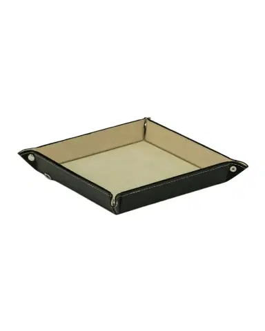 Bey-Berk Square Leather Valet Tray | Thumbnail 1
