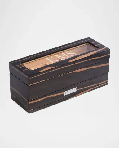 Bey-Berk Men's Personalized Wooden Watch %26 Accessory Storage Case | Thumbnail 2 Bey-Berk Men's Personalized Wooden Watch %26 Accessory Storage Case | Thumbnail 2