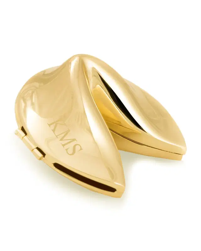 Bey-Berk Men 's Personalized Metal Fortune Cookie