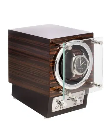 Bey-Berk Ebony Burlwood Watch Winder | Thumbnail 1