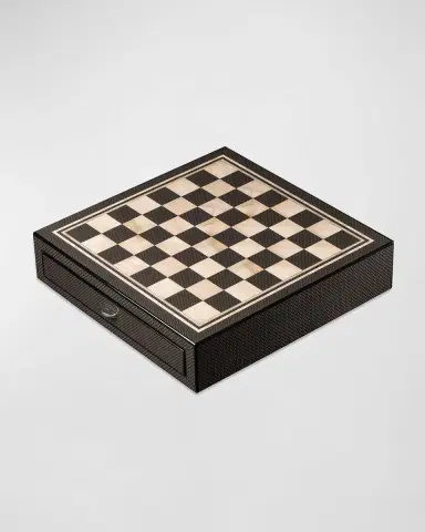 Bey-Berk Carbon Fiber-Design Chess Set | Thumbnail 3
