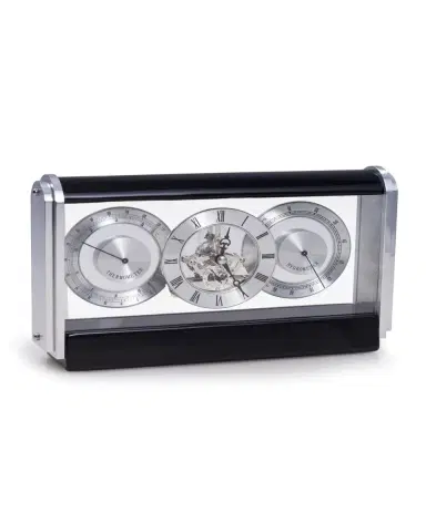 Bey-Berk Skeleton Movement Quartz Clock | Thumbnail 2