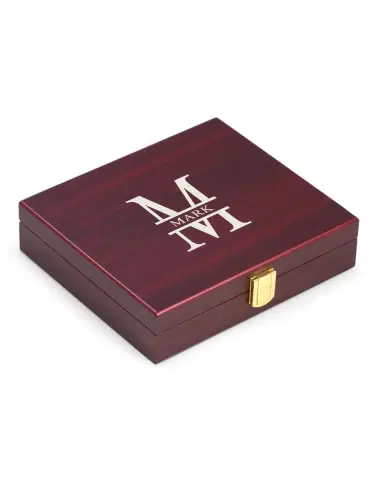 Bey-Berk Men's Personalized Wooden Poker Set | Thumbnail 2 Bey-Berk Men's Personalized Wooden Poker Set | Thumbnail 2
