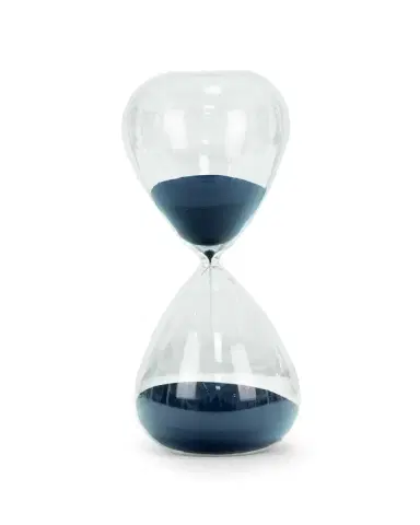 Bey-Berk Hand-Blown Crystal Sand Timer Hourglass (90 minute) | Thumbnail 2