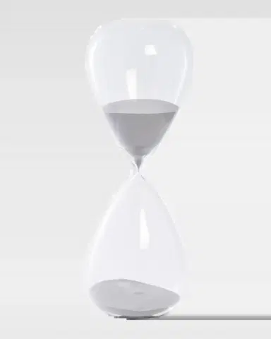 Bey-Berk Hand-Blown Crystal Sand Timer Hourglass (90 minute) | Thumbnail 2