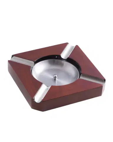 Bey-Berk Walnut Wood Cigar Ashtray | Thumbnail 1