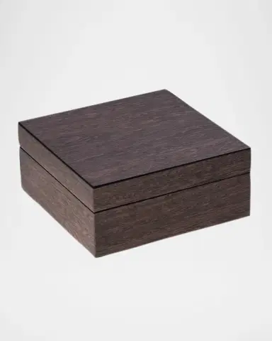 Bey-Berk Men's High Lacquered Italian Veneer 6-Watch Storage Box | Thumbnail 2