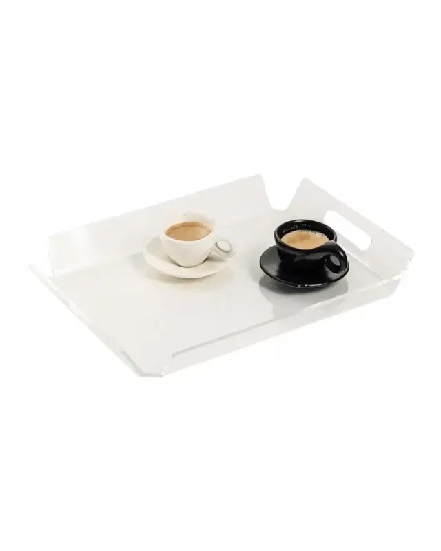 Bey-Berk Unisex Dezi Clear Acrylic Tray