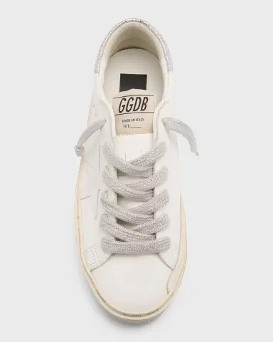 Golden Goose Hi Star Mixed Leather Low-Top Sneakers | Thumbnail 6 Golden Goose Hi Star Mixed Leather Low-Top Sneakers | Thumbnail 6