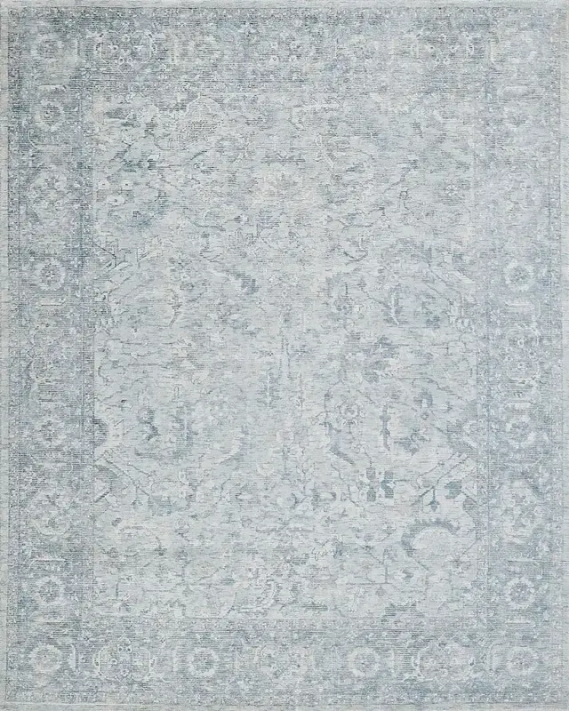 Exquisite Rugs Tuscany Hand-Loomed Blue Rug