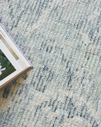 Exquisite Rugs Tuscany Hand-Loomed Blue Rug, 6 ' x 9 ' | Thumbnail 6 Exquisite Rugs Tuscany Hand-Loomed Blue Rug, 6 ' x 9 ' | Thumbnail 6