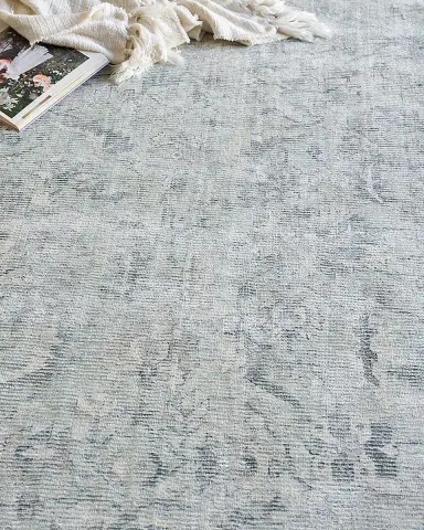 Exquisite Rugs Tuscany Hand-Loomed Blue Rug, 6 ' x 9 ' | Thumbnail 7 Exquisite Rugs Tuscany Hand-Loomed Blue Rug, 6 ' x 9 ' | Thumbnail 7