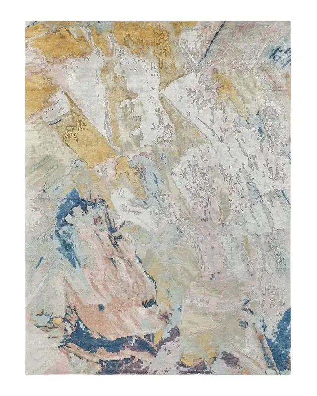 Exquisite Rugs Floor Art Hand-Knotted Multi Rug