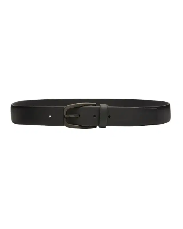 ZEGNA Men 's Smooth Calfskin Belt