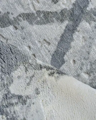 Exquisite Rugs Gianni Hand-Loomed Gray & Silver Rug | Thumbnail 4 Exquisite Rugs Gianni Hand-Loomed Gray & Silver Rug | Thumbnail 4